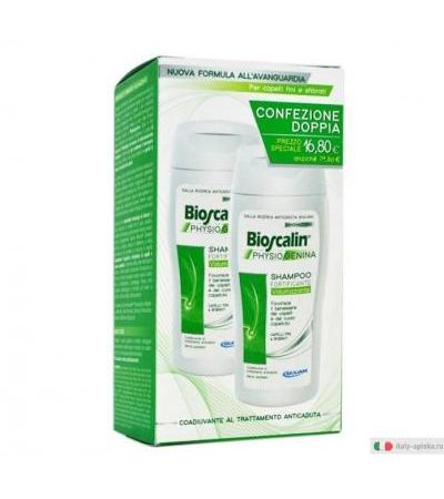 Bioscalin Physiogenina Shampoo Fortificante Volumizzante 200ml DOPPIA CONFEZIONE