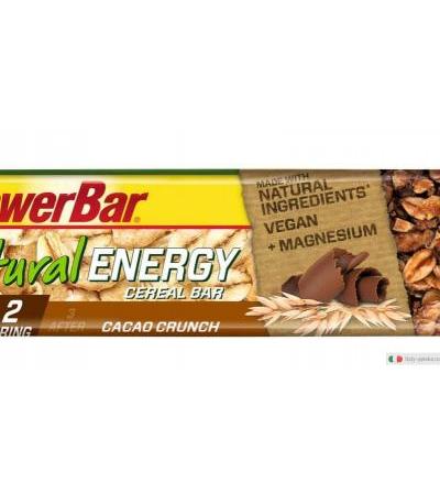 Biovita PowerBar Cacao Crunch barretta energetica con fiocchi di avena 40g