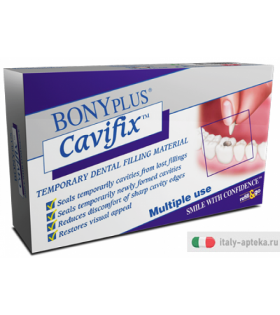 Bony Plus Cavifix soluzione temporanea per otturazioni dentali 10 applicazioni