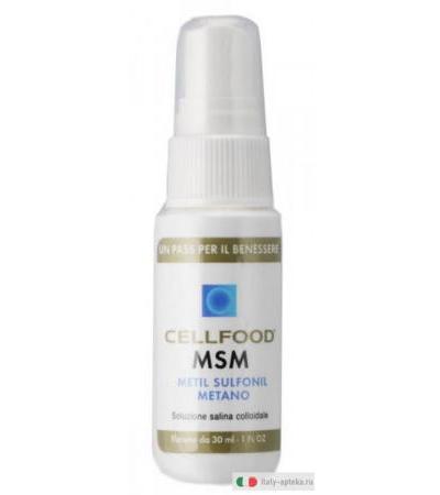 Cellfood MSM spray soluzione salina colloidea