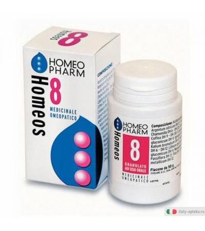 Cemon Homeos 8 Medicinale Omeopatico globuli