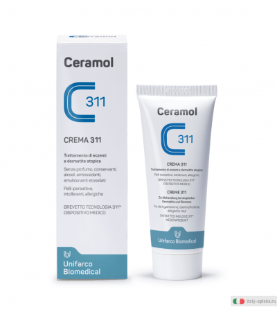 Ceramol 311 crema trattamento eczemi e dermatite atopica 200ml