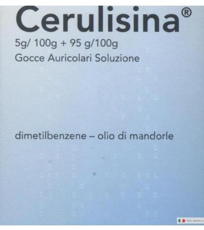 Cerulisina dissoluzione tappi cerume Gocce Auricolari 20ml 5%