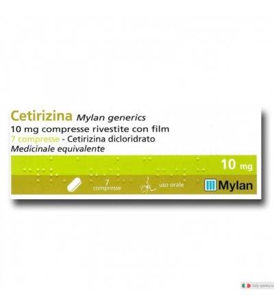 Cetirizina Mylan Generics 10 mg compresse rivestite con film