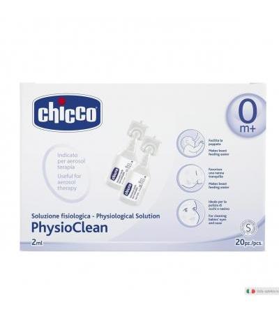 Chicco PhysioClean Soluzione Fisiologica 20 pezzi da 2 ml