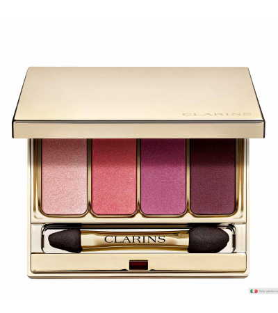 Clarins Paris Palette Ombretti 4 Colori n. 07 Lovely Rose