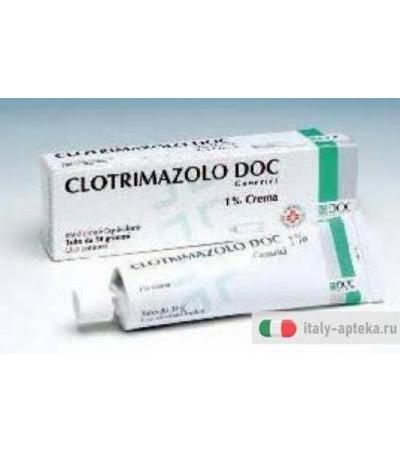Clotrimazolo Doc Crema 1% micosi della pelle e delle pieghe cutanee 30g