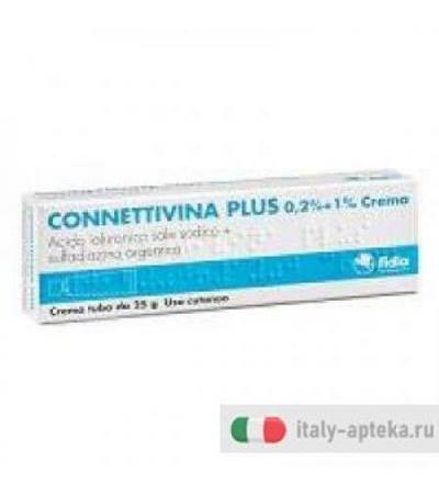 Connettivina Plus Crema 0.2%+1% uso cutaneo 25 Gr