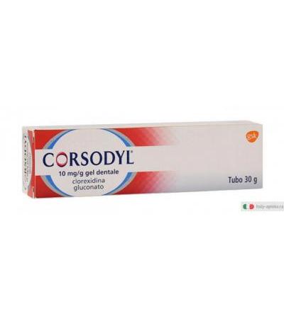 Corsodyl disinfettante cavo orale Gel Dentale 30g 1g/100g
