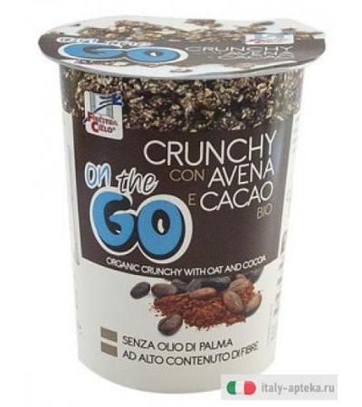 Crunchy On the Go con avena e cacao Bio 80gr