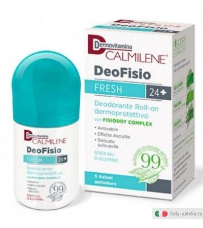 Dermovitamina Calmilene DeoFisio Fresh 24+ deodorante roll-on dermoprotettivo 75ml