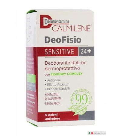 Dermovitamina Calmilene DeoFisio Sensitive 24+ deodorante roll-on dermoprotettivo 75ml