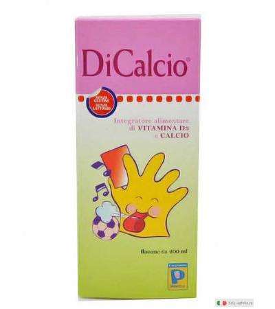 DiCalcio Sciroppo integratore alimentare di vitamina D3 e calcio 200ml