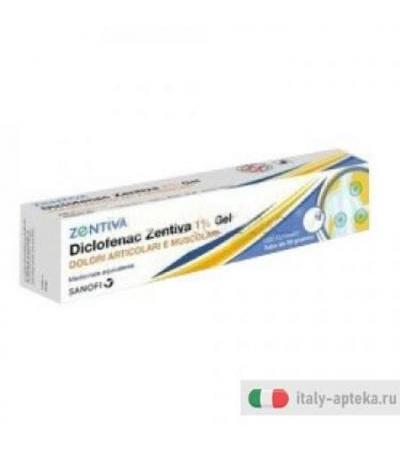 Diclofenac Zentiva Gel Antinfiammatorio per Dolori e Infiammazioni 1% 50gr