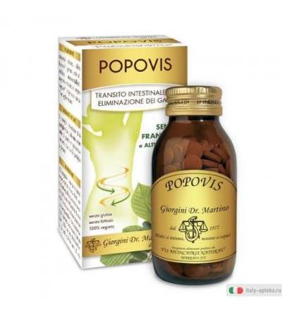 Dr. Giorgini Popovis integratore alimentare utile per la digestione e per il transito intestinale 180 pastiglie