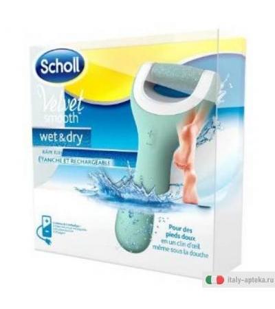 Dr. Scholl Velvet Smooth Wet&Dry roll ricaricabile per pedicure