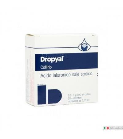Dropyal Collirio 20 Monodosi 0,65ml idratante e lubrificante cornea