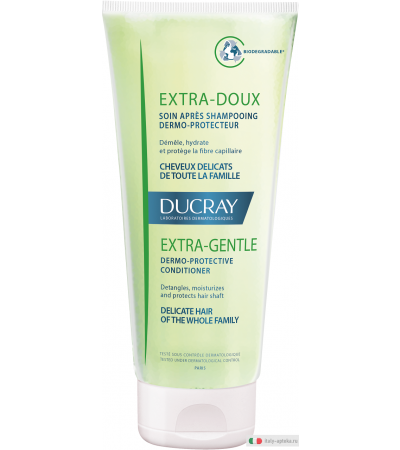 Ducray Extra-Delicato Trattamento Dermoprotettivo Dopo Shampoo Capelli Delicati 200ml
