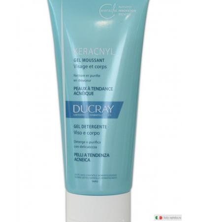 Ducray Keracnyl Gel Detergente Viso e Corpo per pelli a tendenza acneica da 200ml