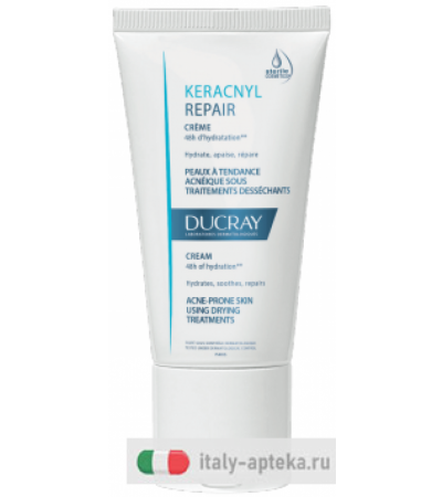 Ducray Keracnyl Repair crema idratante per pelli grasse a tendenza acneica 50ml