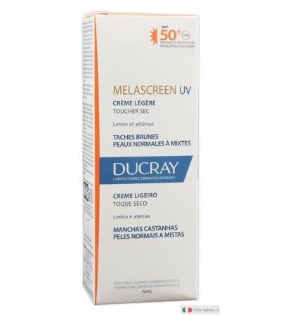 Ducray MelascreenUV SPF50+ Crema leggera tocco secco 40ml