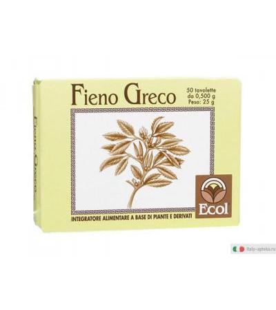 ECOL Fieno Greco mantiene il benessere funzioni fisiologiche aperitive 50 Tavolette