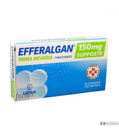 Efferalgan Paracetamolo Febbre bambini 10 Supposte
