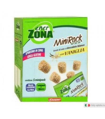 Enerzona Mini Rock 40-30-30 Snack con Vaniglia 5 pezzi