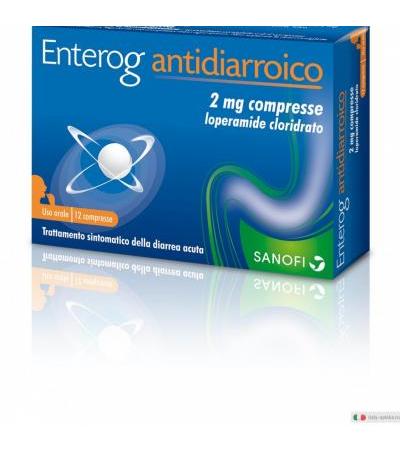 Enterog antidiarroico 12 compresse da 2 mg loperamide cloridrato