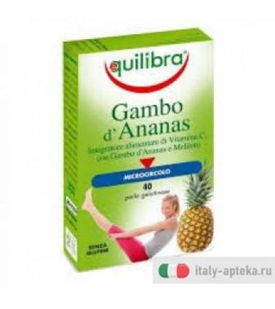 Equilibra Gambo d'Ananas 40 perle per gli inestetismi della cellulite