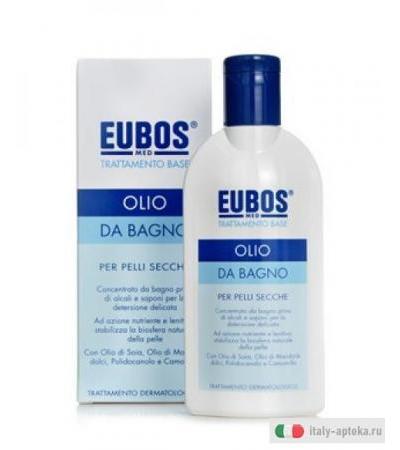 Eubos Olio da bagno leggermente schiumoso 200ml