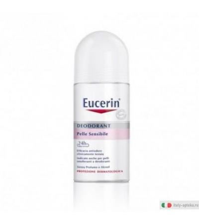 Eucerin 24h Deodorante pelle sensibile roll-on 50ml