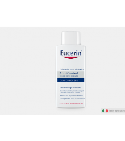 Eucerin AtopiControl Olio detergente 20% omega 400ml