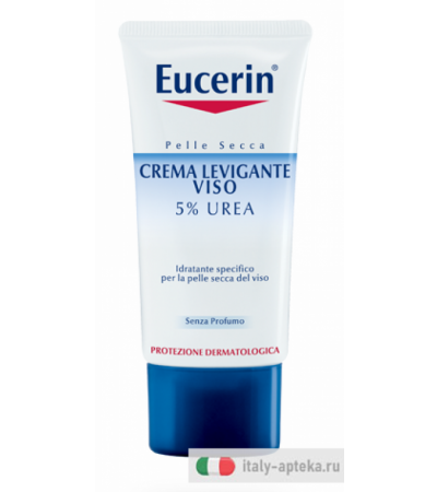 Eucerin Crema levigante viso 5% UREA pelle secca 50 ml