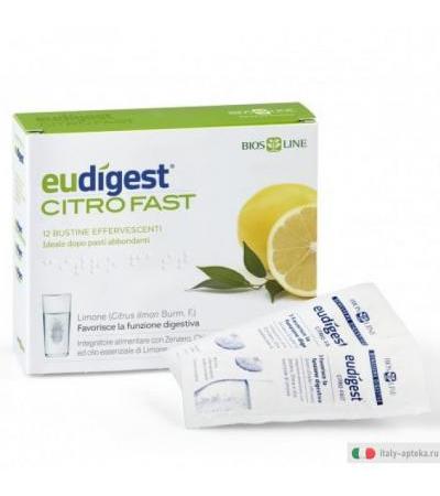 Eudigest Citro-Fast digestione 12 bustine effervescenti