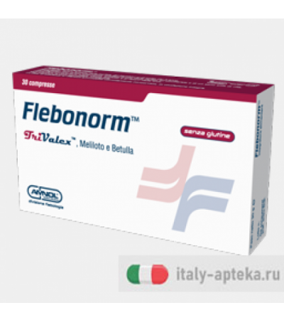 Flebonorm microcircolo 30 compresse senza glutine