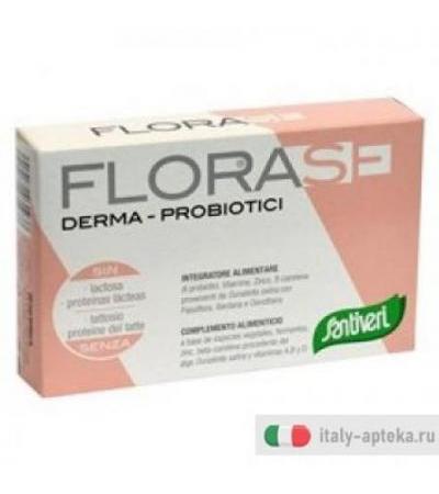 FLORAse Derma-Probiotici benessere della pelle 40 capsule
