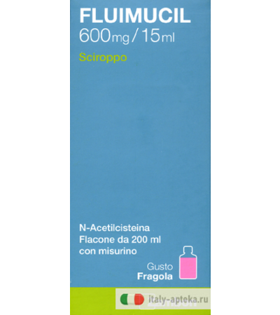 Fluimucil mucolitico 600mg/15ml sciroppo 200 ml