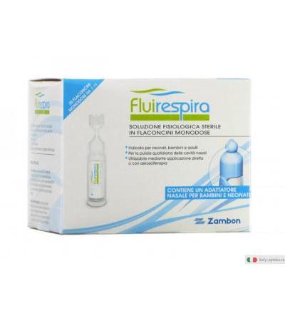 Fluirespira soluzione fisiologica sterile 30 flaconcini monodose