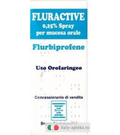 Fluractive 0,25% Spray per mucosa orale 15ml