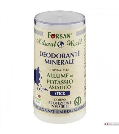 Forsan Deodorante Minerale Stick con protezione invisibile 120g