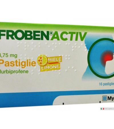 Froben Active Fluribiprofene Miele/Limone 8,75 mg 16 pastiglie
