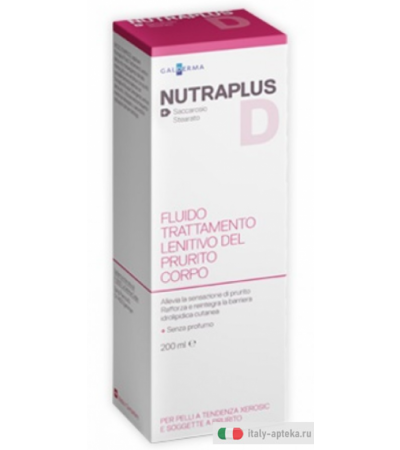 Galderma Nutraplus Fluido trattamento del prurito lenitivo 200 ml