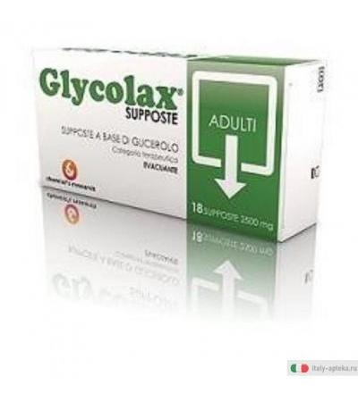 Glycolax 18 supposte adulti