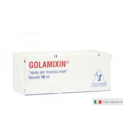 Golamixin Spray Orofaringeo Stomatiti Batteriche 10ml