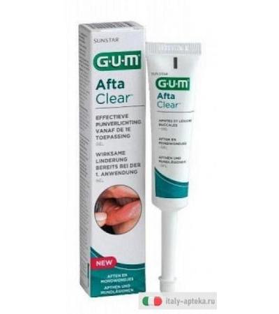 Gum Afta Clear Gel afte e lesioni della bocca 10ml