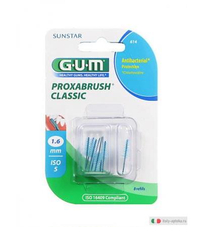 GUM Proxabrush classic misura 1,6 mm ISO 5 pezzi 8