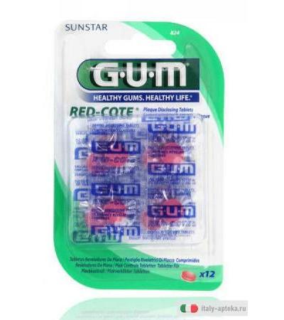 Gum Red Cote Rivelatore Placca 12 pastiglie