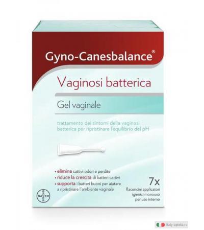 Gyno-Canesbalance Vaginosi batterica Gel vaginale 7 flaconcini applicatori monouso da 5ml