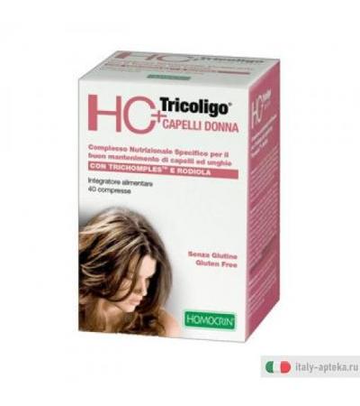 HC+ Tricoligo Donna contribuisce al benessere di unghie e capelli 40 compresse